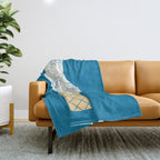 Pug Ice Cream Throw Blanket Gallery Image 1