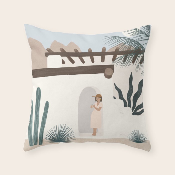 morning moment Throw Pillow Gallery Image 1
