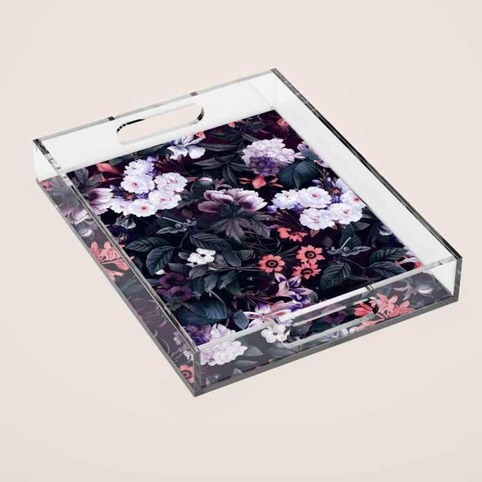 Midnight Garden XXI Acrylic Tray Gallery Image 1