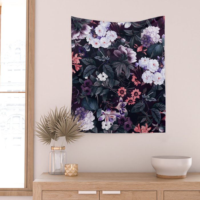Midnight Garden XXI Wall Tapestry Gallery Image 2