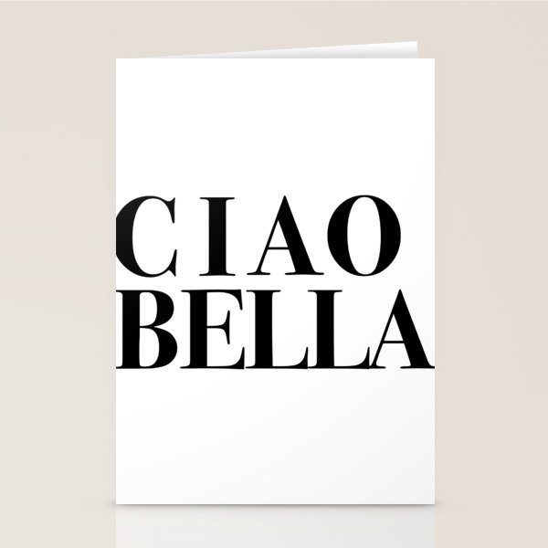 Ciao Bella Stationery Card Gallery Image 1