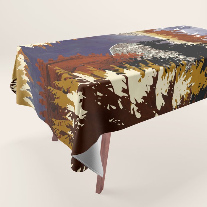Autumn River Tablecloth Gallery Image 1