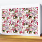 Vintage & Shabby Chic Pink Cockatoo Tropical Flower Jungle Wall Mural Gallery Image 2