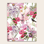 Vintage & Shabby Chic Pink Cockatoo Tropical Flower Jungle Notebook Gallery Image 4