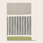 Green Beige Black Lines Artwork I Notebook Gallery Image 4