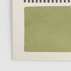 Green Beige Black Lines Artwork I Poster Gallery Image 3