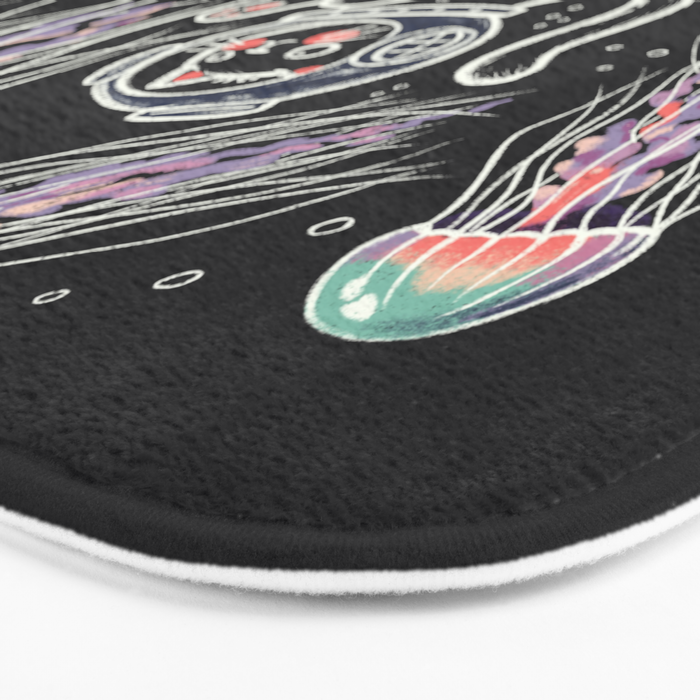 Jellyfish diver Bath Mat Gallery Image 3