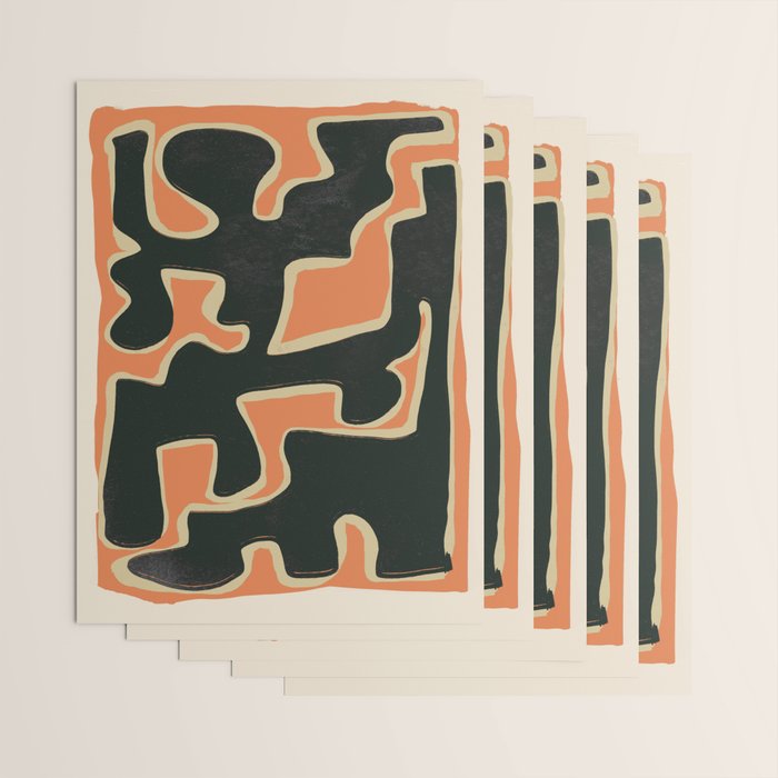 Abstract Figure 5 Wrapping Paper Gallery Image 3