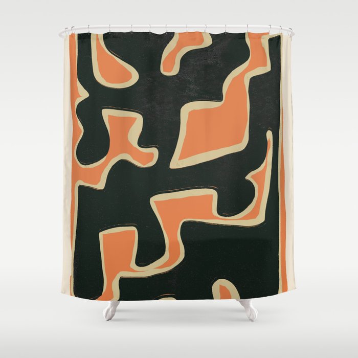 Abstract Figure 5 Shower Curtain Gallery Image 1