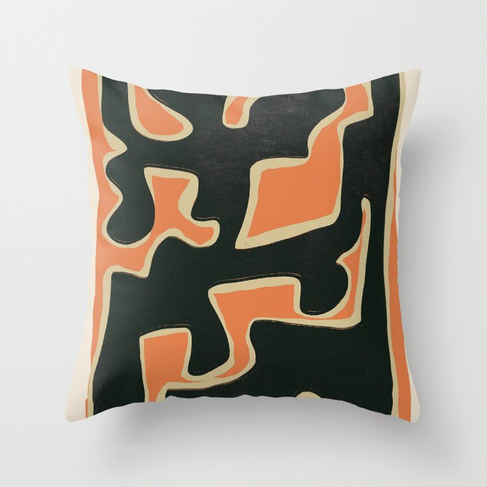 Abstract Figure 5 Throw Pillow Gallery Image 6