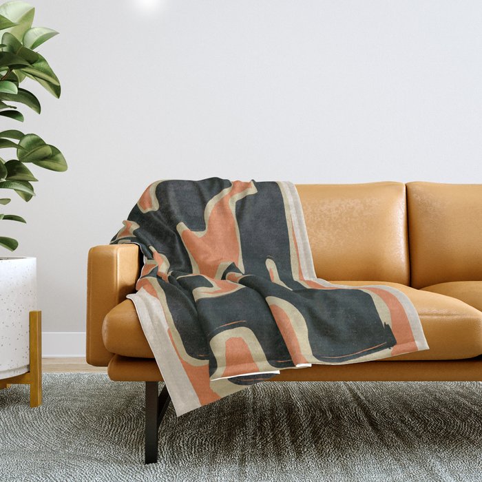 Abstract Figure 5 Throw Blanket Gallery Image 1