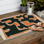 Abstract Figure 5 Outdoor Rug Gallery Image 2