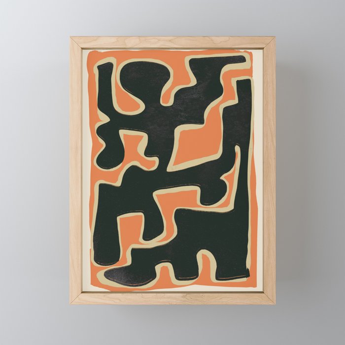 Abstract Figure 5 Mini Art Print Gallery Image 1