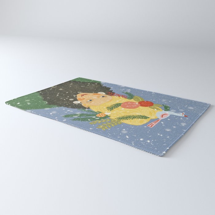 Let it snow Rug Gallery Image 3