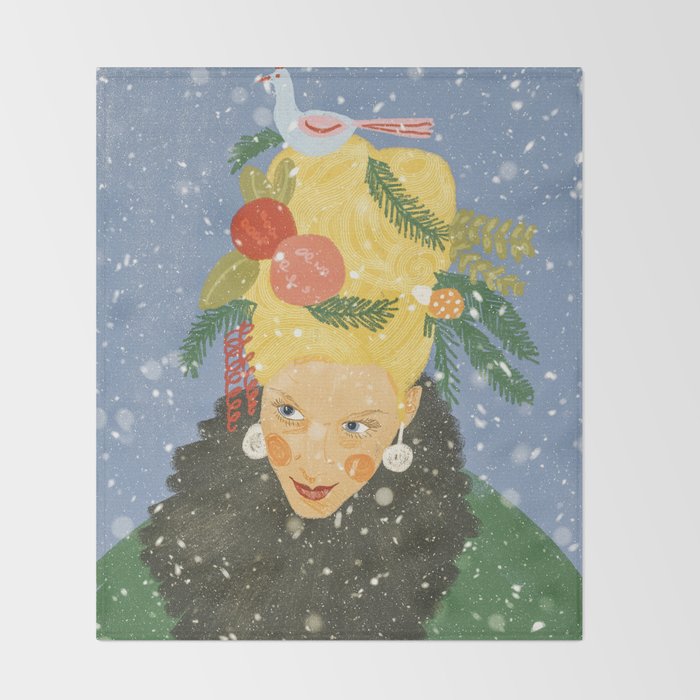 Let it snow Throw Blanket Gallery Image 2
