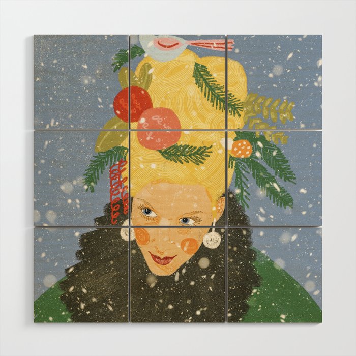 Let it snow Wood Wall Art Gallery Image 1