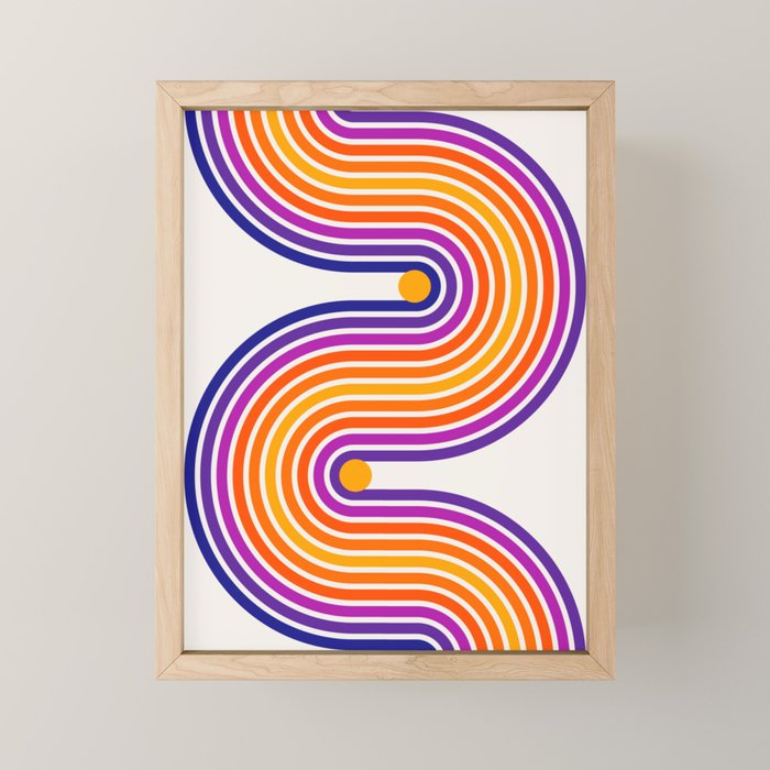 The Groove: Retro 80s Edition Mini Art Print Gallery Image 1