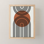 minimal classic arch   Mini Art Print Gallery Image 1