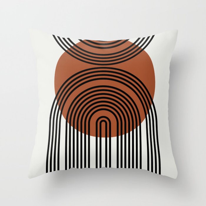 minimal classic arch   Throw Pillow Gallery Image 6