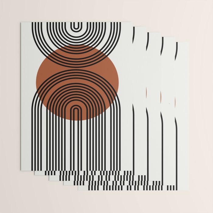 minimal classic arch   Wrapping Paper Gallery Image 3