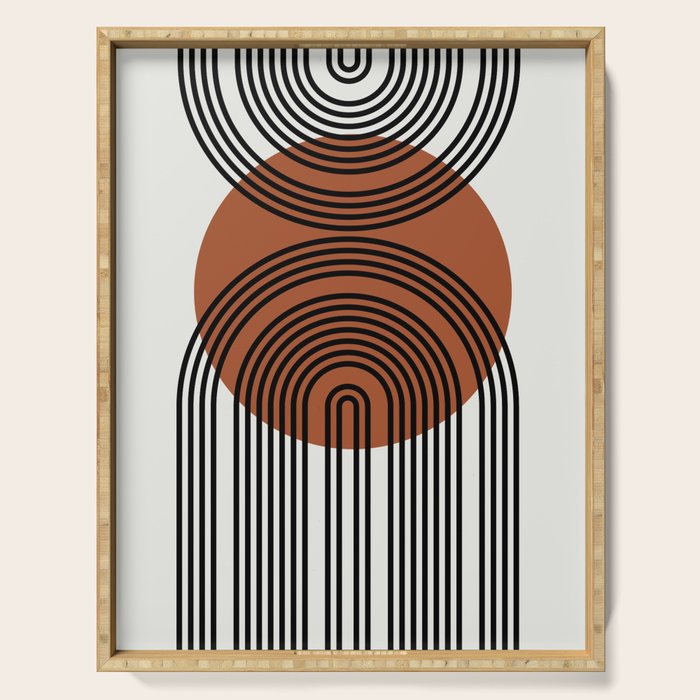 minimal classic arch   Serving Tray Gallery Image 1