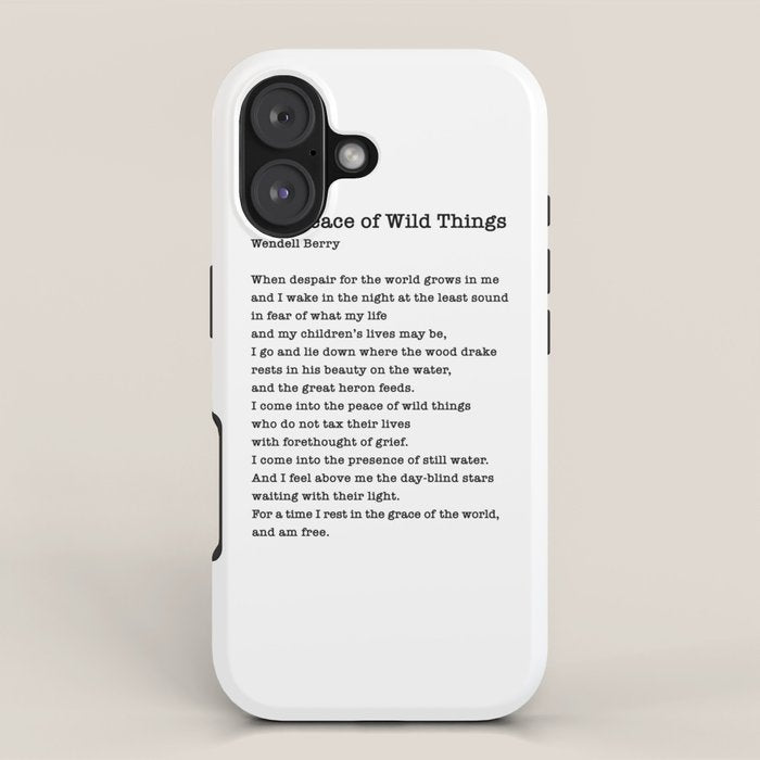 The Peace of Wild Things iPhone Case Gallery Image 1