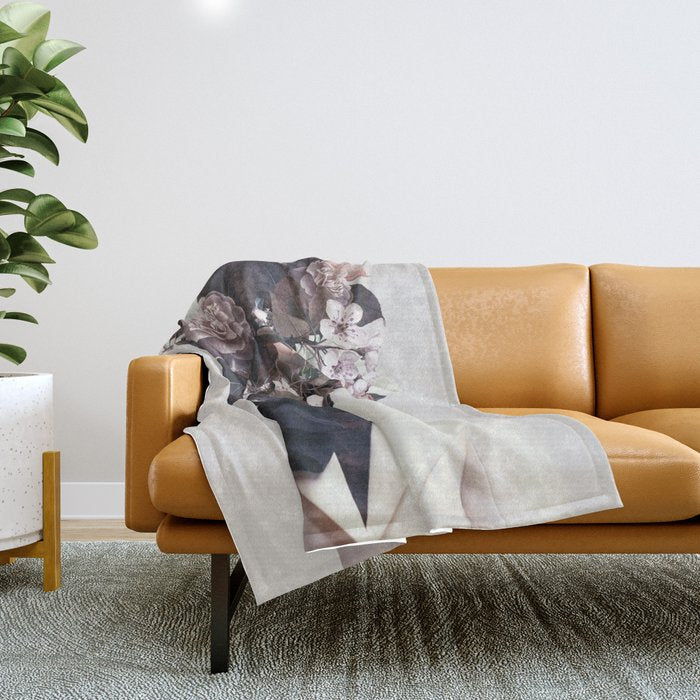 All the Winters I bloomed Throw Blanket Gallery Image 1