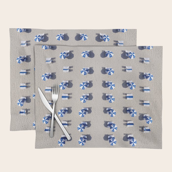 Beach Umbrellas Placemat Gallery Image 1