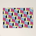 Cuboid Geometric Abstract Shapes Pattern XXXIV Welcome Mat Gallery Image 1