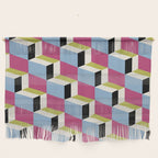 Cuboid Geometric Abstract Shapes Pattern XXXIV Wall Hanging Gallery Image 1