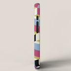 Cuboid Geometric Abstract Shapes Pattern XXXIV iPhone Case Gallery Image 2