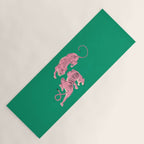 The Chase: Pink Tiger Edition Yoga Mat Gallery Image 1