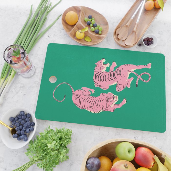 The Chase: Pink Tiger Edition Cutting Board Gallery Image 2