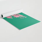 The Chase: Pink Tiger Edition Yoga Mat Gallery Image 2