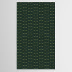 Dragonfly Pattern X Earthy Green Tablecloth Gallery Image 2