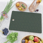 Dragonfly Pattern X Earthy Green Cutting Board Gallery Image 2