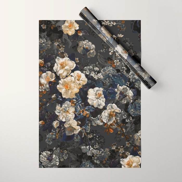 Midnight Garden XII Wrapping Paper Gallery Image 1