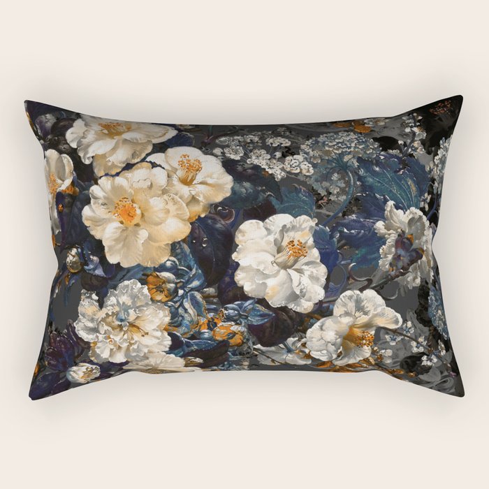 Midnight Garden XII Rectangular Pillow Gallery Image 2