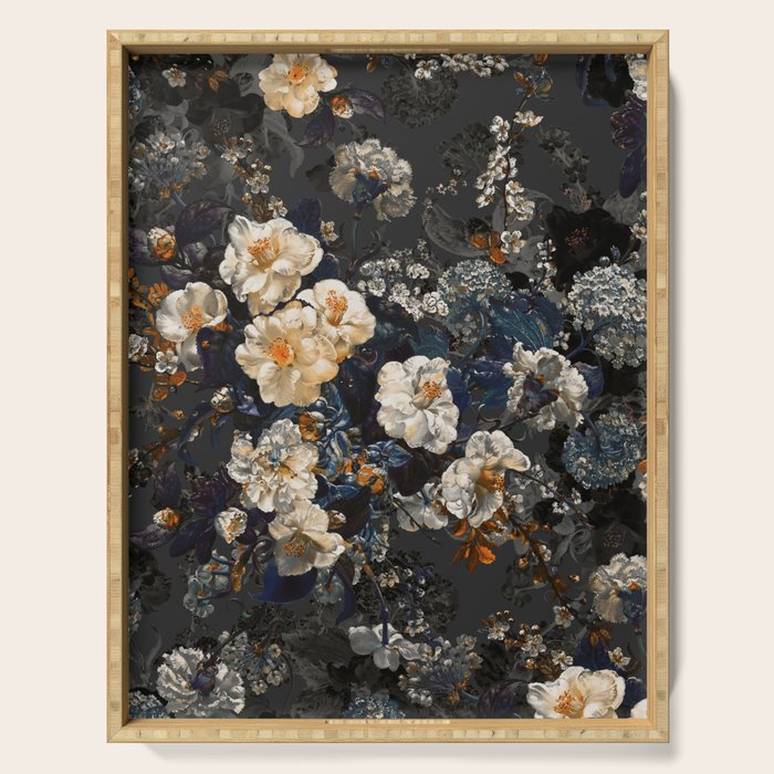 Midnight Garden XII Serving Tray Gallery Image 1
