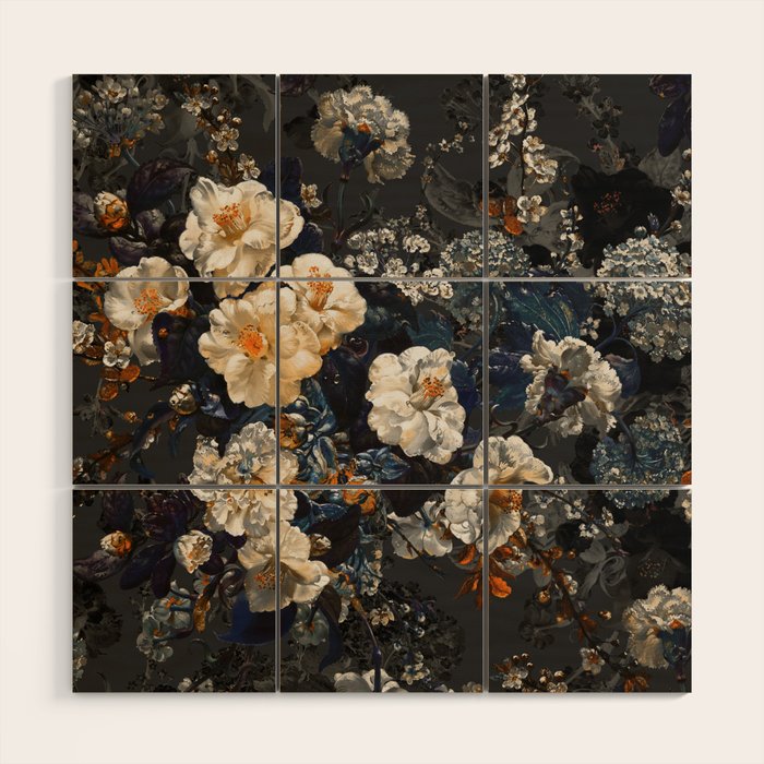 Midnight Garden XII Wood Wall Art Gallery Image 1