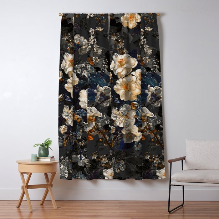 Midnight Garden XII Window Curtain Gallery Image 5