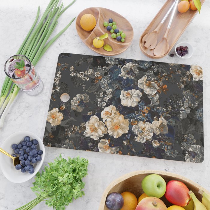 Midnight Garden XII Cutting Board Gallery Image 2