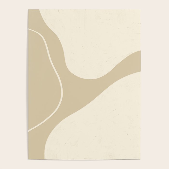 Neutral Shapes #3 Poster Gallery Image 1