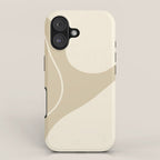 Neutral Shapes #3 iPhone Case Gallery Image 1