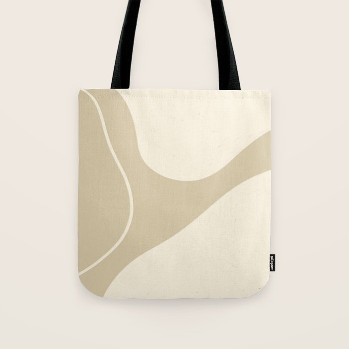 Neutral Shapes #3 Tote Bag Gallery Image 1
