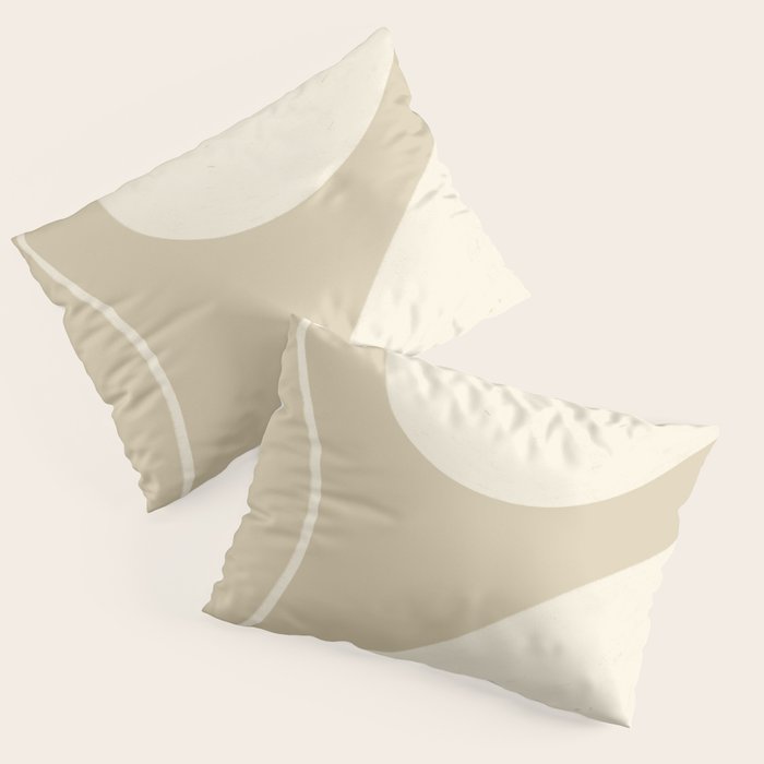 Neutral Shapes #3 Pillow Sham Gallery Image 3