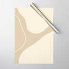 Neutral Shapes #3 Wrapping Paper Gallery Image 1