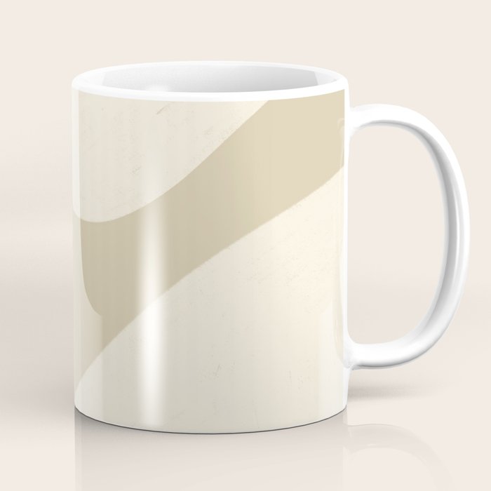 Neutral Shapes #3 Coffee Mug Gallery Image 1