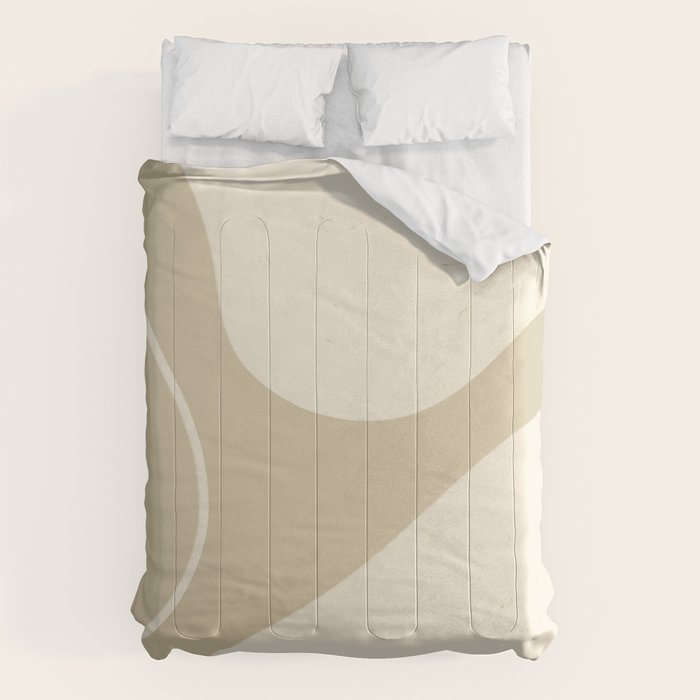 Neutral Shapes #3 Comforter Gallery Image 6