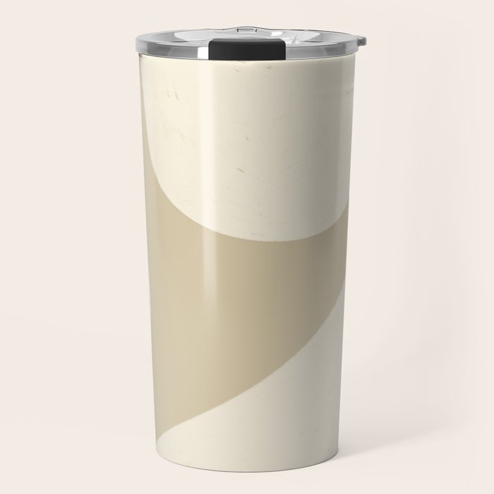 Neutral Shapes #3 Travel Mug Gallery Image 1